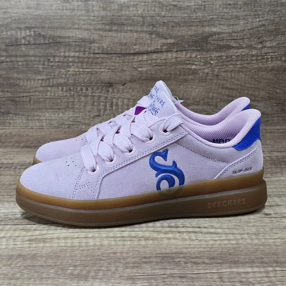 Skechers x Snoop Dogg Slip-ins Courtside Cali Girlz Women's Sz 6.5 Pink Sneakers